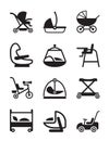 Children and baby accessories Royalty Free Stock Photo