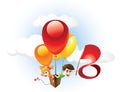 Children and Balloon