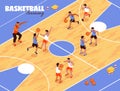 Children Basketball Team Background