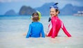 Children on beach Royalty Free Stock Photo