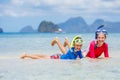 Children on beach Royalty Free Stock Photo