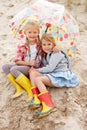 Children on beach vacation Royalty Free Stock Photo