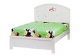 Children bed isolated on white, with clipping path