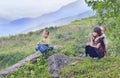 Children belonging to black Hmong tribe Royalty Free Stock Photo