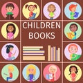 Children Books, Pile of Letters for Reading Kids Royalty Free Stock Photo