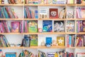 Children Books For Sale On Library Shelf Royalty Free Stock Photo