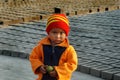 Children at the Brickfield in India Royalty Free Stock Photo