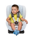 Children in a child car seat Royalty Free Stock Photo