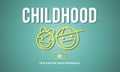 Children Childhood Kids Offispring Website Concept Royalty Free Stock Photo