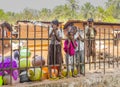 Children closeup, Rural people's daily lifestyle in rural village, India, South East Asia