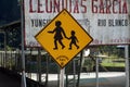 Children crossing sign