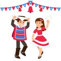 Children dancing Cueca