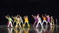 Children dancing on stage