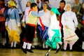 Children dancing a typical dance Royalty Free Stock Photo