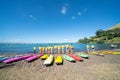 Children developing water confidence and skills by Mount maunganui Surf Lifeguard Club Royalty Free Stock Photo