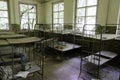 Children dormitory in Prypiat school, Chernobyl exclusion zone, Ukraine