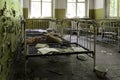 Children dormitory in Prypiat school, Chernobyl exclusion zone, Ukraine