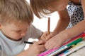 Children drawing