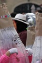 Children dressed during Carnival of Limoux