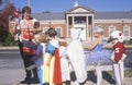Children Dressed in Halloween Costumes, Webster Groves, Missouri