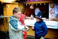 Children at Easter Market Royalty Free Stock Photo
