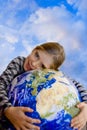 Children and ecology Royalty Free Stock Photo