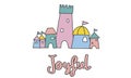 Children Enjoy Castle Joyful Concept