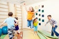 Children enjoying gym class Royalty Free Stock Photo