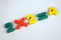 Children fridge magnets simple maths calculation