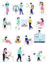 Children Gadget Addiction Icons