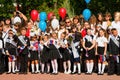 Children go back to school. Royalty Free Stock Photo