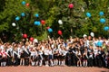 Children go back to school. Royalty Free Stock Photo