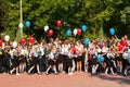 Children go back to school. Royalty Free Stock Photo