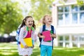 Children going back to school, year start Royalty Free Stock Photo