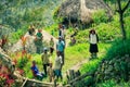 Children in greenery in Indonesia