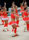 Children gymnasts Royalty Free Stock Photo