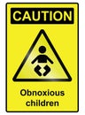 Children hazard Sign Royalty Free Stock Photo