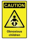 Children hazard Sign