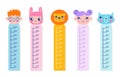 Children height charts set