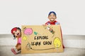 Children Imagination Learning Icon Concept