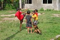 Young children in Padang, West Sumatra, Indonesia. Royalty Free Stock Photo