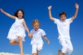 Children jumping