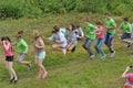 Children at jumping rope