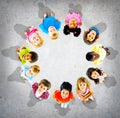 Children Kids Cheerful Childhood Diversity Concept Royalty Free Stock Photo