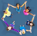 Children Kids Cheerful Unity Diversity Concept Royalty Free Stock Photo