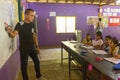 Children in lesson at school by project Cambodian Kids Care