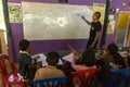 Children in lesson at school by project Cambodian Kids Care
