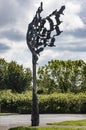 The Children of Lir sculpture on the shores of Lough Owel Royalty Free Stock Photo