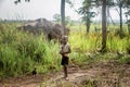 Children living in the Village near Mbale city in Uganda, Africa