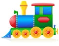 Children locomotive vector illustration